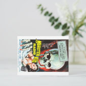 モンスターキッド・ラジオが叫び声を上げるスカル ポストカード (スタンド正面)