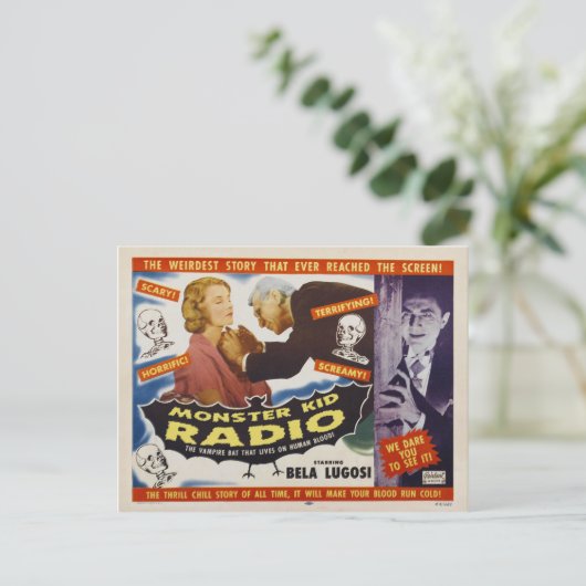 モンスターキッド・レディオのポストカードより ヴァンパイア・モンスター ポストカード (スタンド正面)