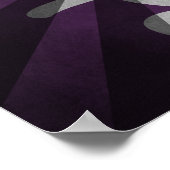 モンスターキャットアウトバーストポスターデザイン ポスター (角)