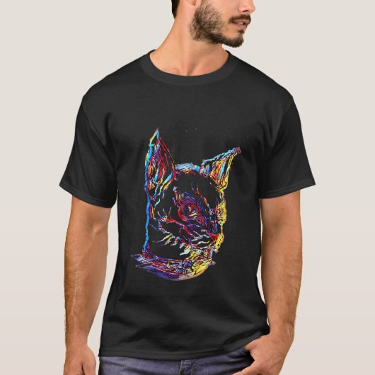 モンスターキャットスケッチ Tシャツ (正面)