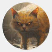 モンスターキャット ラウンドシール (正面)