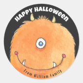 モンスターキャンディハッピーハローウィン ラウンドシール (正面)