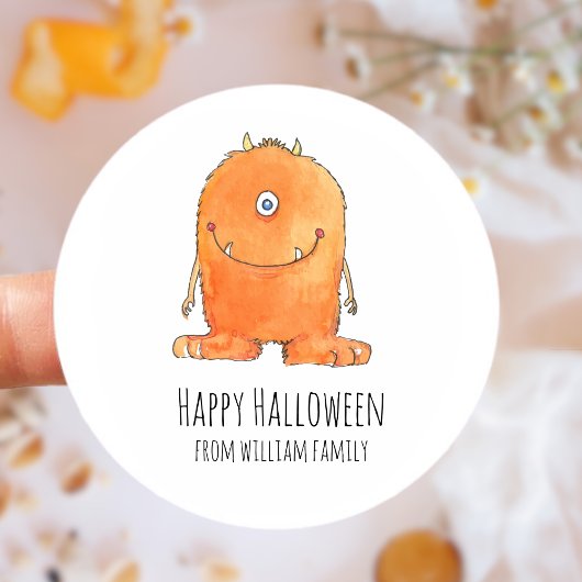 モンスターキャンディハッピーハローウィン ラウンドシール
