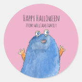 モンスターキャンディハッピーハローウィン ラウンドシール (正面)