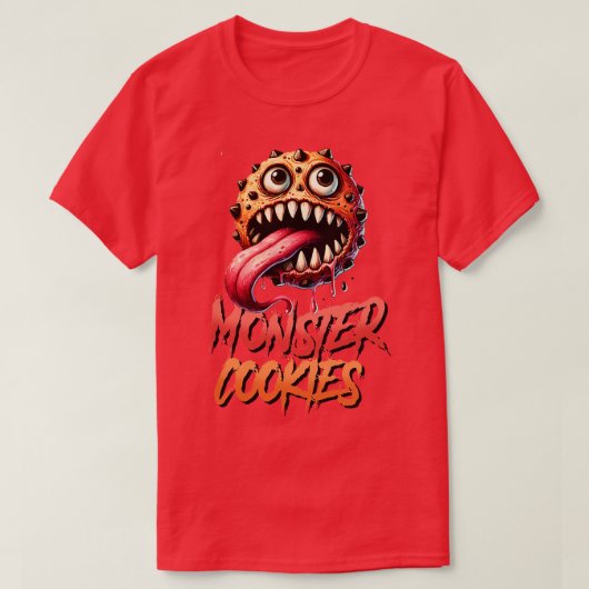 モンスタークッキー Tシャツ (デザイン正面)