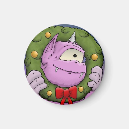 モンスタークリスマスミラクルマグネット マグネット (正面)