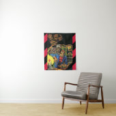 モンスタークリーズグールホラー漫画アート タペストリー (インサイチュ)