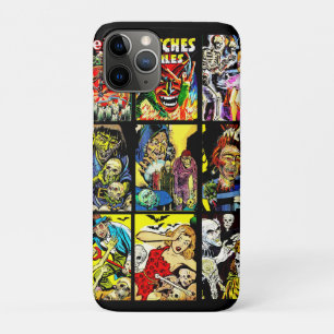 モンスタークリーチャー魔女ゾンビホラーアート iPhone 11 PROケース