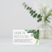モンスターグリーンリトロピカルディスプレイシャワー エンクロージャーカード (スタンド正面)