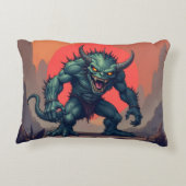 モンスターグリーン枕 アクセントクッション (裏面)