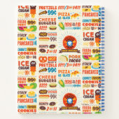 モンスターグルメパターン ノートブック (裏面)