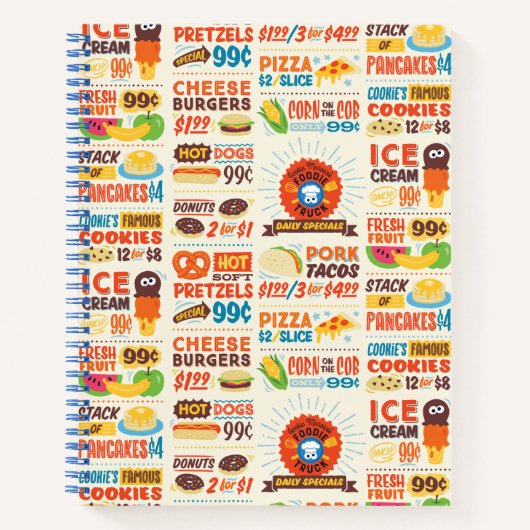 モンスターグルメパターン ノートブック (正面)