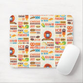 モンスターグルメパターン マウスパッド (マウス)