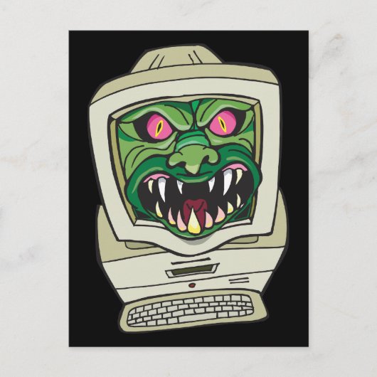 モンスターコンピュータ ポストカード (正面)