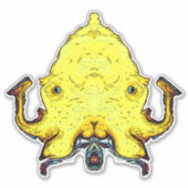 モンスターゴッド顔 シール (正面)