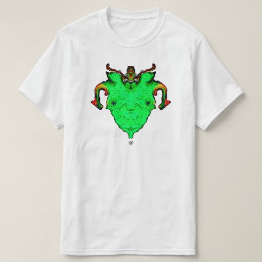 モンスターゴッド顔 Tシャツ (デザイン正面)