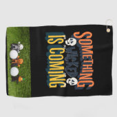 モンスターゴルフハロウィンとゴルフボールゴルフトーウ ゴルフタオル (横)