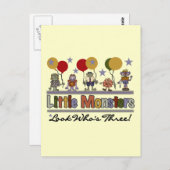 モンスターサードバースデーTシャツ&ギフト ポストカード (正面/裏面)