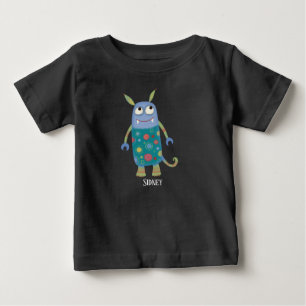 モンスターシドニー名前をカスタムする ベビーTシャツ