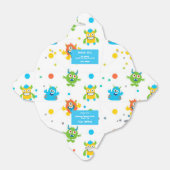 モンスターシャルボードをテーマにした誕生日パーティーのお願いボックス フェイバーボックス (折り畳みなし)