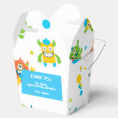 モンスターシャルボードをテーマにした誕生日パーティーのお願いボックス フェイバーボックス (オープン)