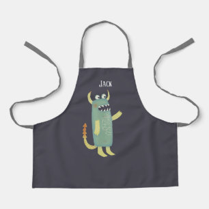 モンスタージャック名前をカスタムする エプロン