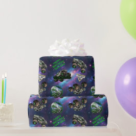 モンスタージャム エイリアンインベージョンの誕生日 ラッピングペーパー