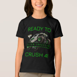 モンスタージャム - エイリアンインベージョン 圧倒的破壊 トライブレンドTシャツ