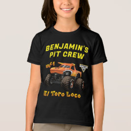 モンスタージャム - エル・トロ・ロコ 誕生日ピットクルー トライブレンドTシャツ