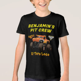 モンスタージャム - エル・トロ・ロコ 誕生日ピットクルー トライブレンドTシャツ