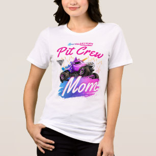 モンスタージャム - スパークルスマッシュピットクルーママ トライブレンドTシャツ