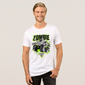 モンスタージャム ゾンビ トライブレンドTシャツ (正面全面)