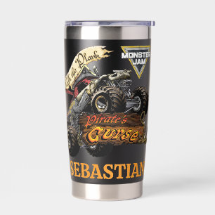 モンスタージャム パイレーツカースとロゴ 保温保冷タンブラー
