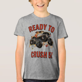 モンスタージャム - モンスターマット バースデーおめでとう クリーンアップ準備完了 トライブレンドTシャツ