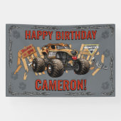 モンスタージャム モンスターマット 誕生日 横断幕 (横)