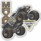モンスタージャム Max-D トラック & ロゴ シール (正面)