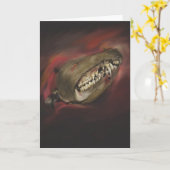 モンスタースカルハロウィーン カード (黄色い花)