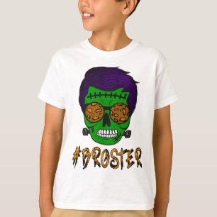 モンスタースカルブラスターブラザーハロウィンマッチングF Tシャツ