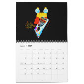 モンスタースカレンダー用ムザック カレンダー (3月 2027)