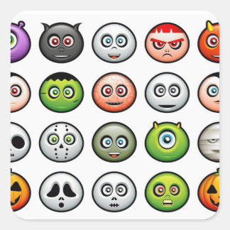 モンスタースクエアステッカー スクエアシール