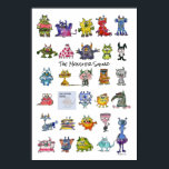 モンスタースクワッド – 写真をアップロード ポスター<br><div class="desc">モンスターチームの一員になる…可愛い漫画のモンスターズの集団に参加す考える(彼らは有名だ)... そして今もあなたもだ。29おもしろい体のモンスターでナンバーズ30。単にあなたの写真をアップロードし、「あなたの写真ここ」というタイトルの正方形を置き換える(写真のテンプレート保持宇宙は正方形であり、あなたの写真は白または透明な背景を持っている必要澄んがある。これはもし正方形の輪郭を表示しのまわりにたくない。 これはアートのポスター/壁のためのおもしろい子供の誕生日ギフトをぶら下がった作る。それともボスか怖い10代の友達のジョーク。Lilly@Lillyarts.com書で私にはもし、このポスターを、贈り物、ボーイフレンド、家族のメンバーやモンスターであるボスとして作る必要があります!!!小さなプリントから巨大なポスター。また、文字を削除し、ポスターに自分のタイトルを追加すカスタマイズることもできます。ブラックも脱ぐこ縁どと。itボタンをカスタマイズ押して変更を加えるだけ。怖い生き物の中で恐怖で震える姿を見ろ!</div>