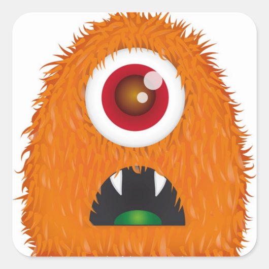 モンスタースッカー スクエアシール (正面)