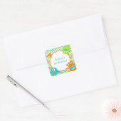 モンスタースティッカー スクエアシール (封筒)