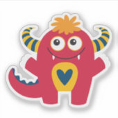 モンスターステッカー シール (正面)