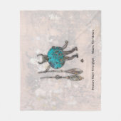 モンスタースレイヤペトログリフフリースブランケット フリースブランケット (正面)