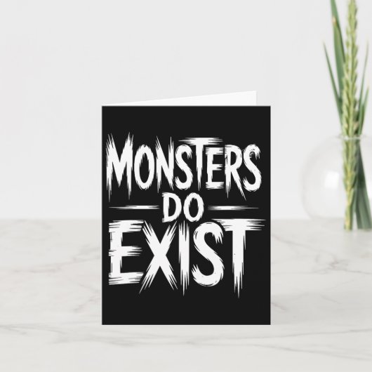モンスターズが存在するトレーニングホラーハロウィーン カード (正面)