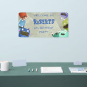 モンスターズの子供たちが歓迎 横断幕 (トレードショー)