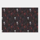 モンスターズをテーマにしたトリオラッピング紙セット ラッピングペーパーシート (正面)