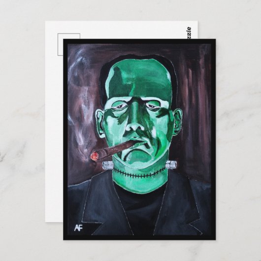 モンスターズバイ絵を描アルフレッドキツネ収集可能 ポストカード (正面/裏面)