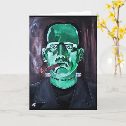 モンスターズバイ絵を描アルフレッドキツネ カード (黄色い花)